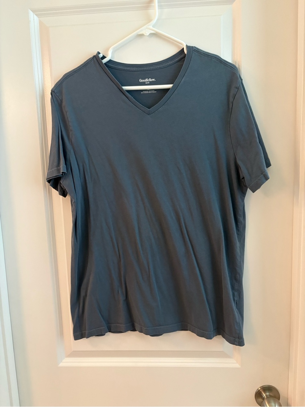 Goodfellow & Co Slate Blue V-Neck Short Sleeve Tee